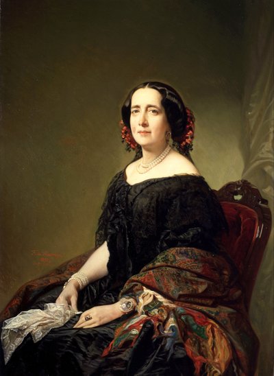 Gertrudis Gómez de Avellaneda by Federico de Madrazo y Kuntz